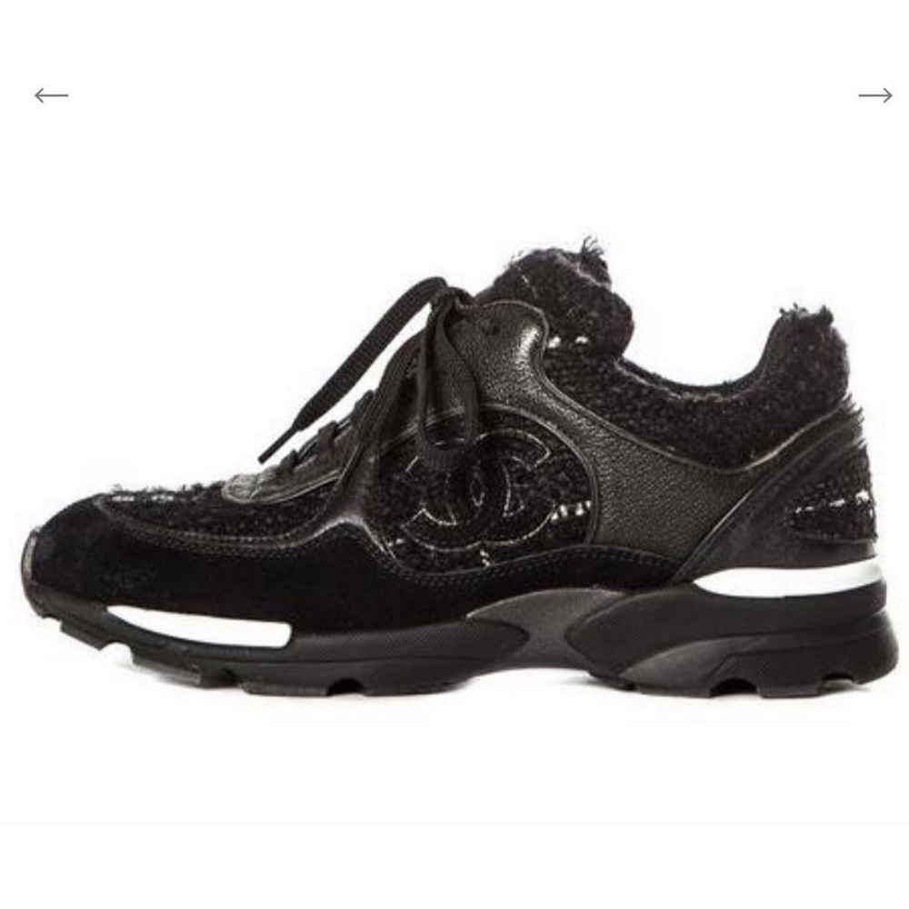 Authentic Chanel tweed fall 2015 sneakers